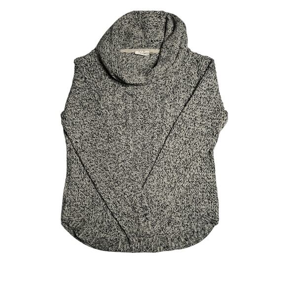 RD Style Harriette Cowl Neck Sweater Chunky Gray Cottage Basic - Picture 5 of 8